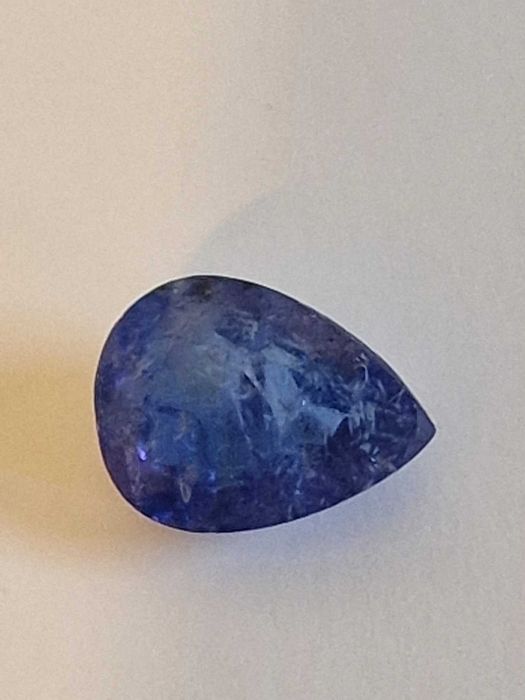 Сертифициран естествен Танзанит-3.40 карата