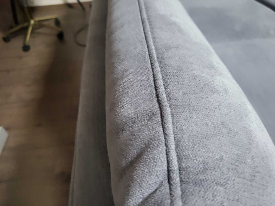 ПРОМОЦИЯ!!! Сив ъглов диван от плат "ZE-EM22011"