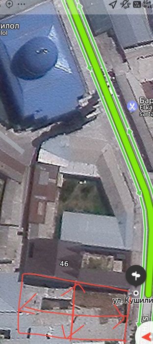 Uy Joy hovli Yer narxida Toshkent shaxar Uchtapada 4 sotix hovli bor