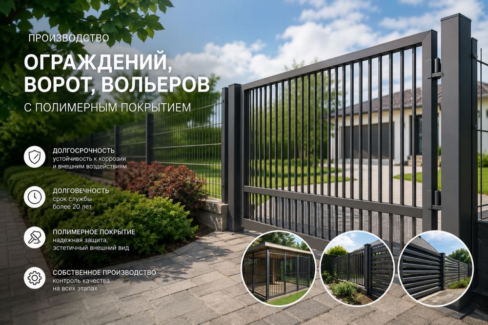 Производство Ворот, Ограждений, Вальеров