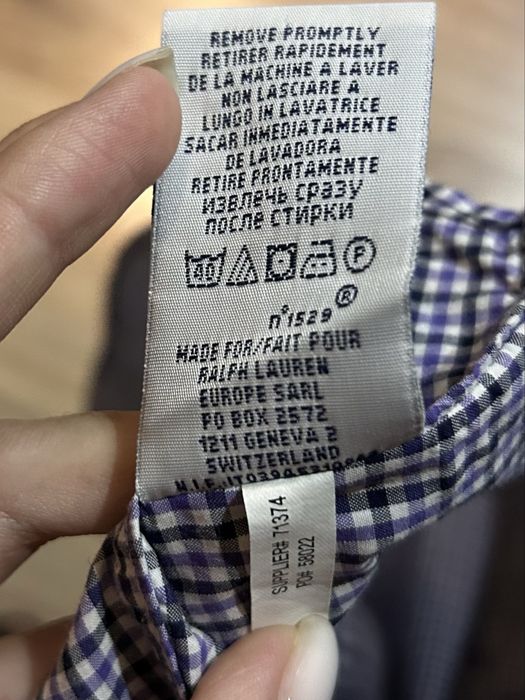 Ralph Lauren мужска рубашка оверсайз