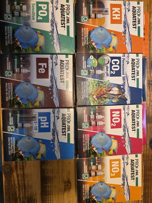 Teste apa acvariu: KH,CO2,NO²,NO³,PO⁴,FE,PH