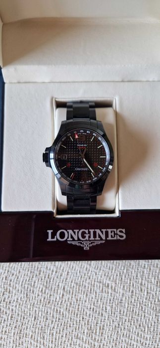 LONGINES CONQUEST V.H.P GMT 43 mm часовник за мъже, оригинал 202