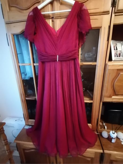 Rochie nouă din mătase naturală
