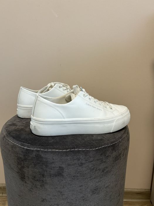 Маратонки Calvin Klein Jeans естествена кожа