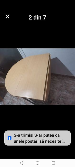 Masa bucatarie rabatabila 110/74