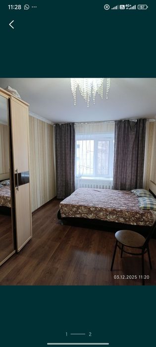 Продается срочно 1-комнатная квартира в г. Костанай.