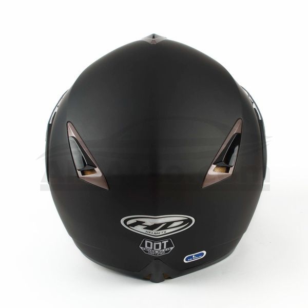 Модуларна каска hd a16 matt-black + вградени тъмни очила