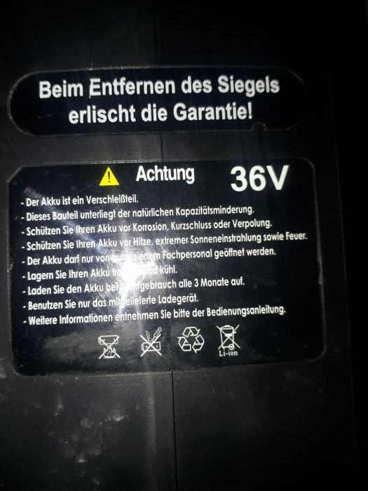 Батерия  samsung  36v