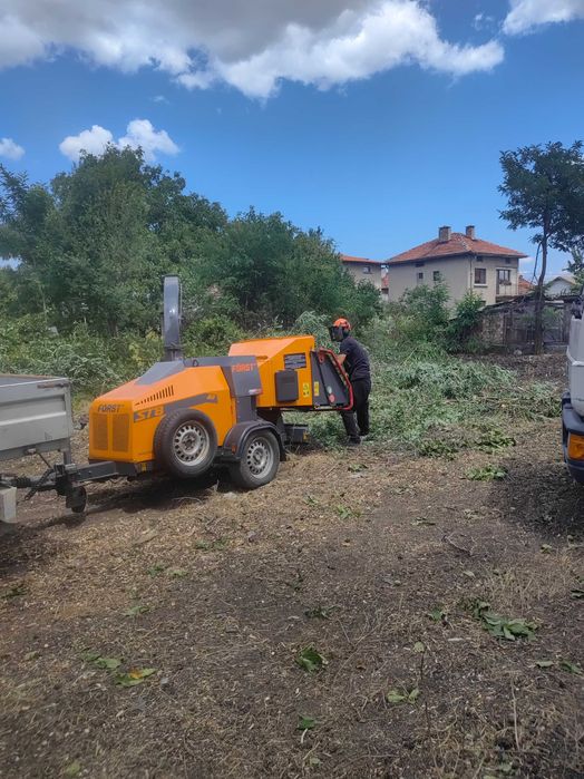 Почистване на запустели терени и двор.,дробилка за клони,горски мулчер