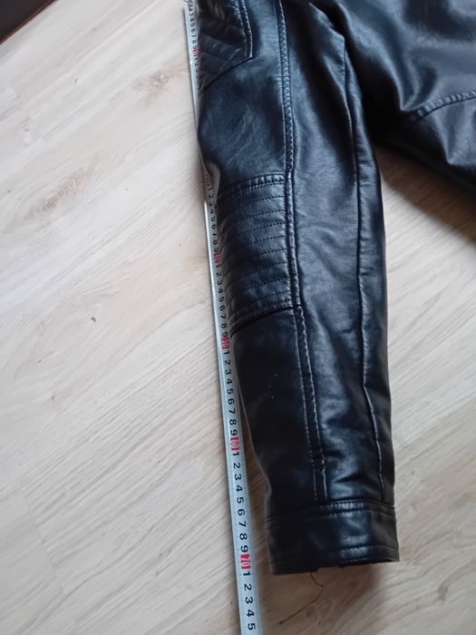 Мъжко кожено зимно яке с подплата, еко кожа