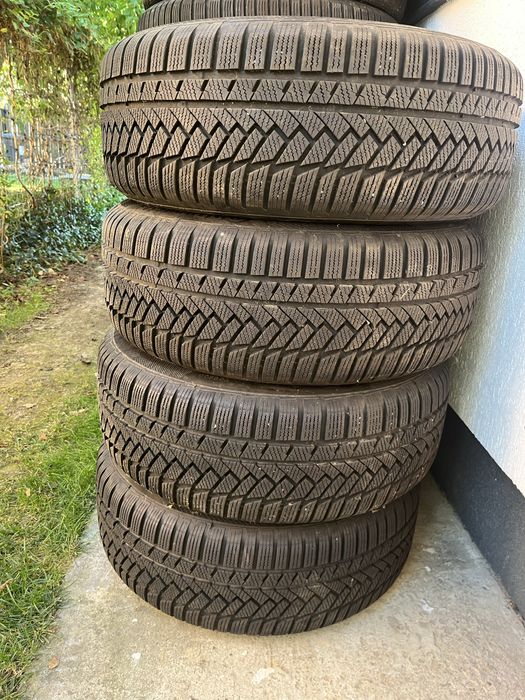 Jante 5x112 R 17” , Audi Q3/Q5/Vw/Skoda/Seat cu anvelope M+S 235/55/17 Continental ca noi