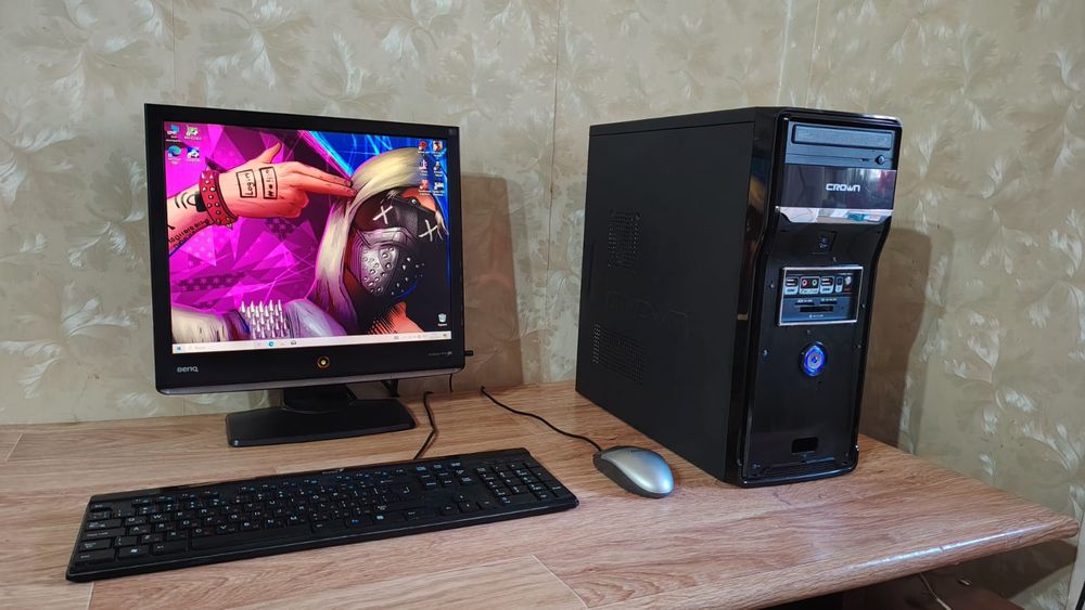 Продам компьютер Intel Core 2 в полном комплекте для учебы, дома, рабо