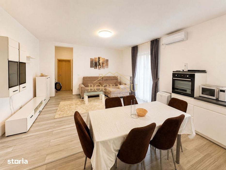 BG191-Apartament 2 camere Mobilat-Utilat,Bloc nou,Parcare-Giroc