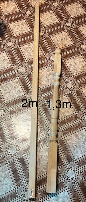 Balustradă scări din lemn de stejar