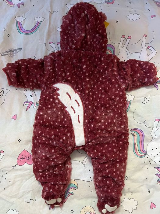 Бебешки плюшен гащеризон