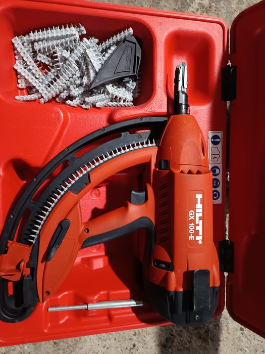 Pistol cuie Hilti GX 100-E unealta pt fixat elemente metalice in beton