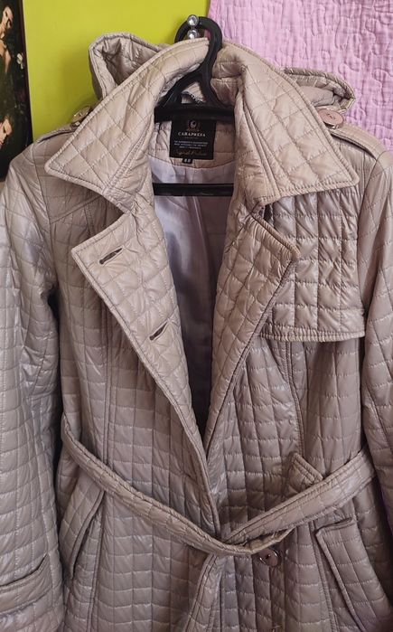 Стильное пальто подростковое с капюшоном