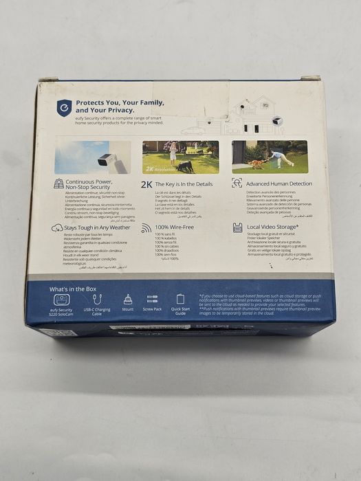 Camera de supraveghere eufy SoloCam S220 Wireless, Panou Solar, Rezol