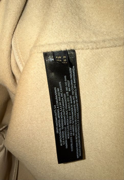 Massimo Dutti палто с вълна