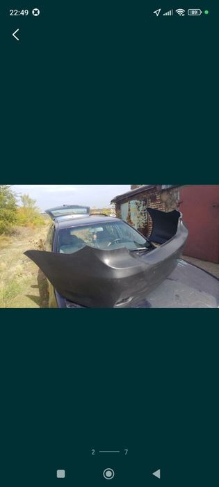 Бампер и порог на короллу