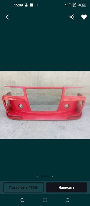 Lada samara bamper oldi. Orqa