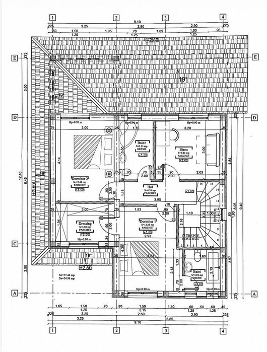 Casa individuala, 4 camere, 120mp, 589mp teren, Cartierul Primăverii!