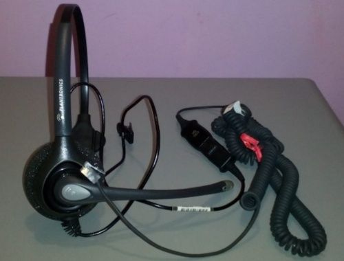 Новая Телефонная гарнитура Plantronics наушники и микрофон!