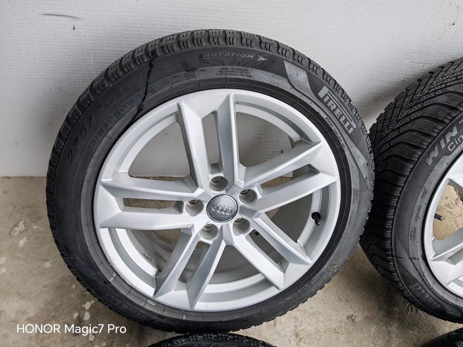 Jante originale audi A4-A5  225 50R17 PIRELLI iarna 2022