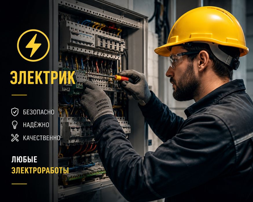 Электрик с опытом работы.