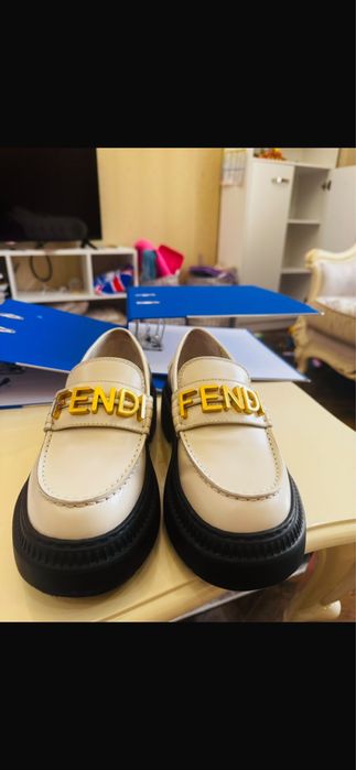 Лоферы Fendi на платформе