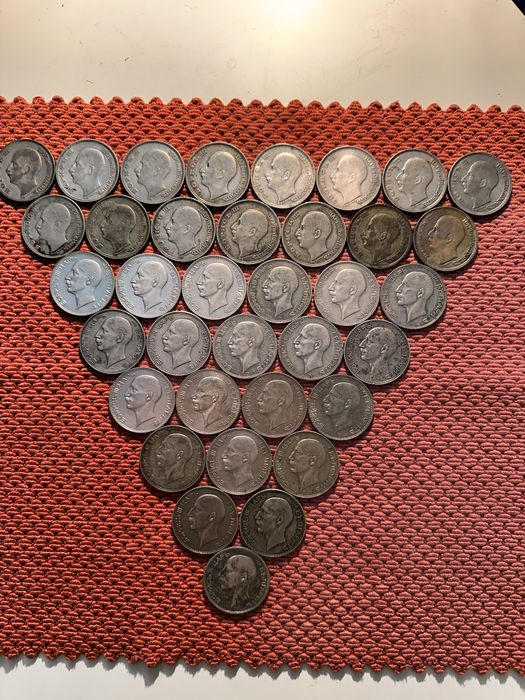 СРЕБЪРНИ монети 100 лева 1930-34-37 година
