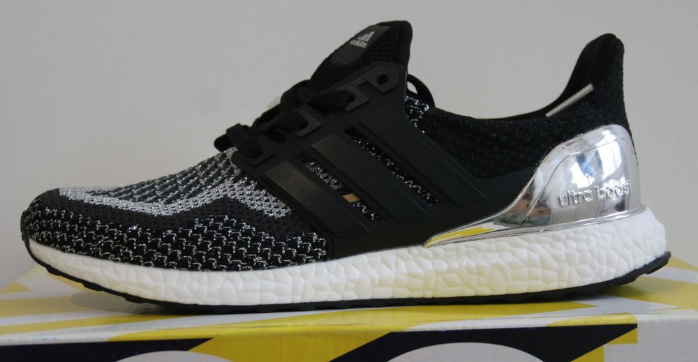 Adidas Ultra Boost - Черно и сребристо, размер 41 1/3 (26 см)