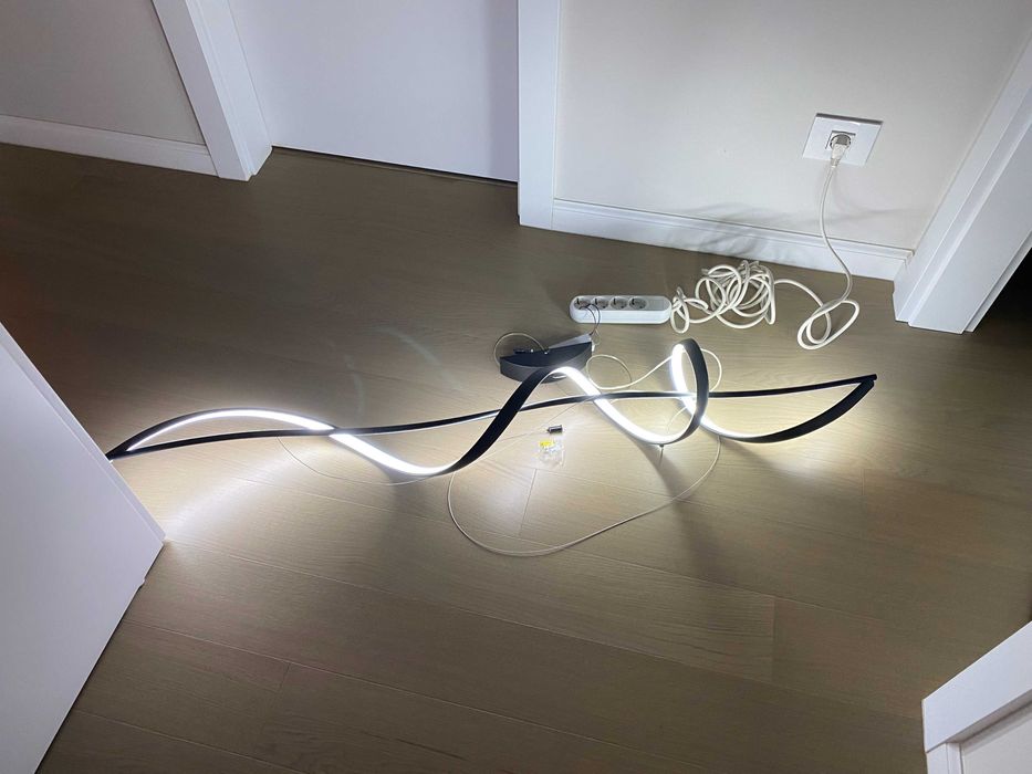Lampa led aluminiu dining / living ( lustra led )