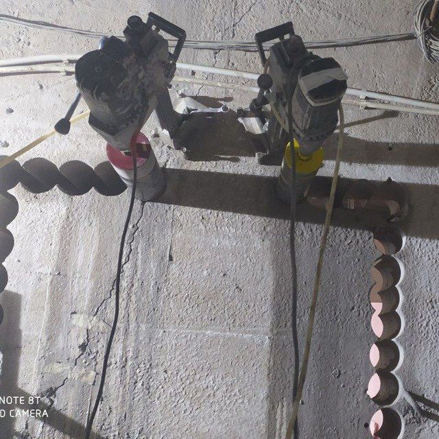 Almazni bur perforator xizmatlari beton buzish kesish  Demantaj
