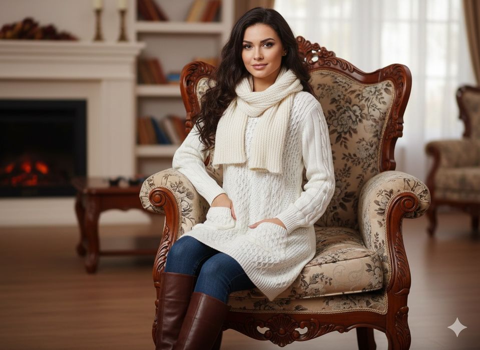 Женская трикотажная туника