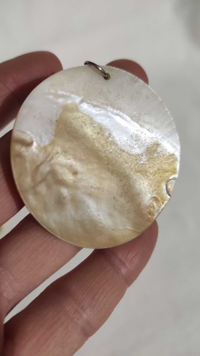 Красиви обеци от естествен седеф