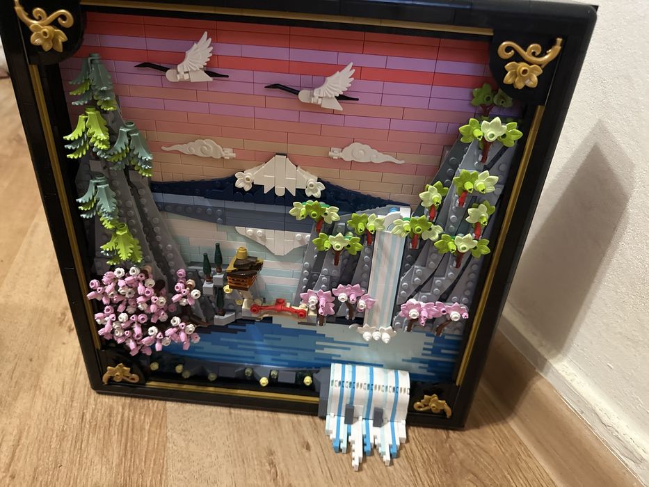 Lego peisaj cu flori de cireș japonez (31218)