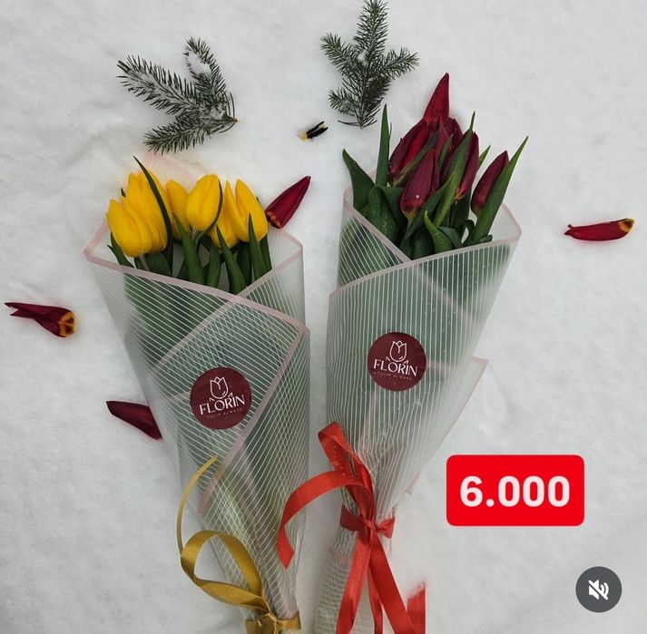 Тюльпаны готовые букеты
