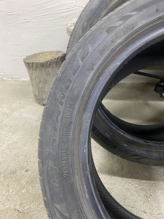 БЕСПЛАТНО 245/45/18 triangle летняя резина