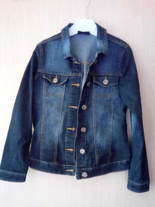 Дънково яке за момиче 9-10 г.