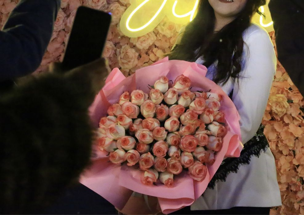 Голландские 51 розы