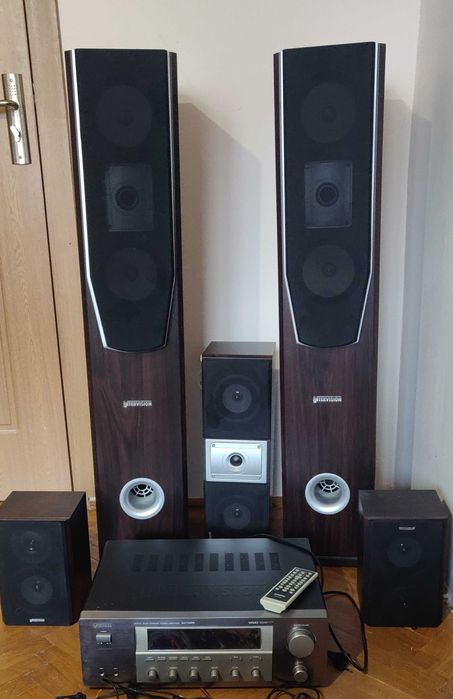 Sistem home cinema 5.1 in stare foarte buna cu telecomanda