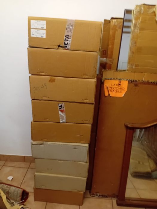 Lavoar din inox si sticla