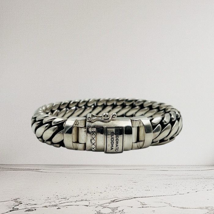 Buddha TO Buddha The BEN medium вечна сребърна гривна