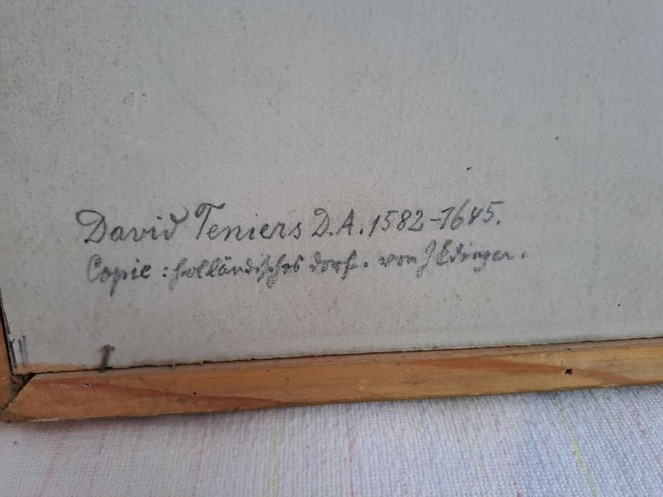 tablou pictura 35,5/29,5 cm reproducere David Teniers
