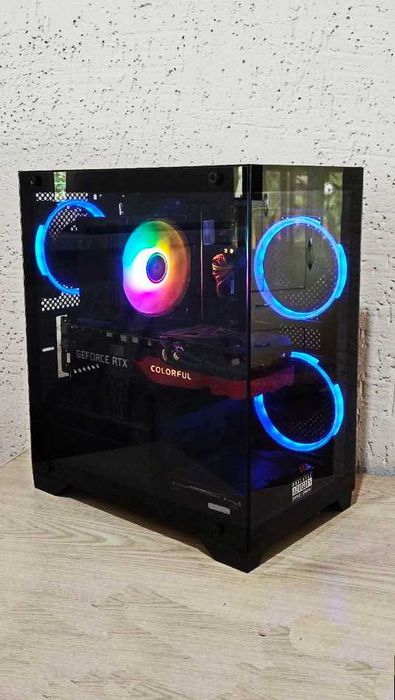 Игровой Кейс i5 14400F MSI PRO H610 DDR4-32Gb RTX™3080 SSD-1Tb HDD-2Tb