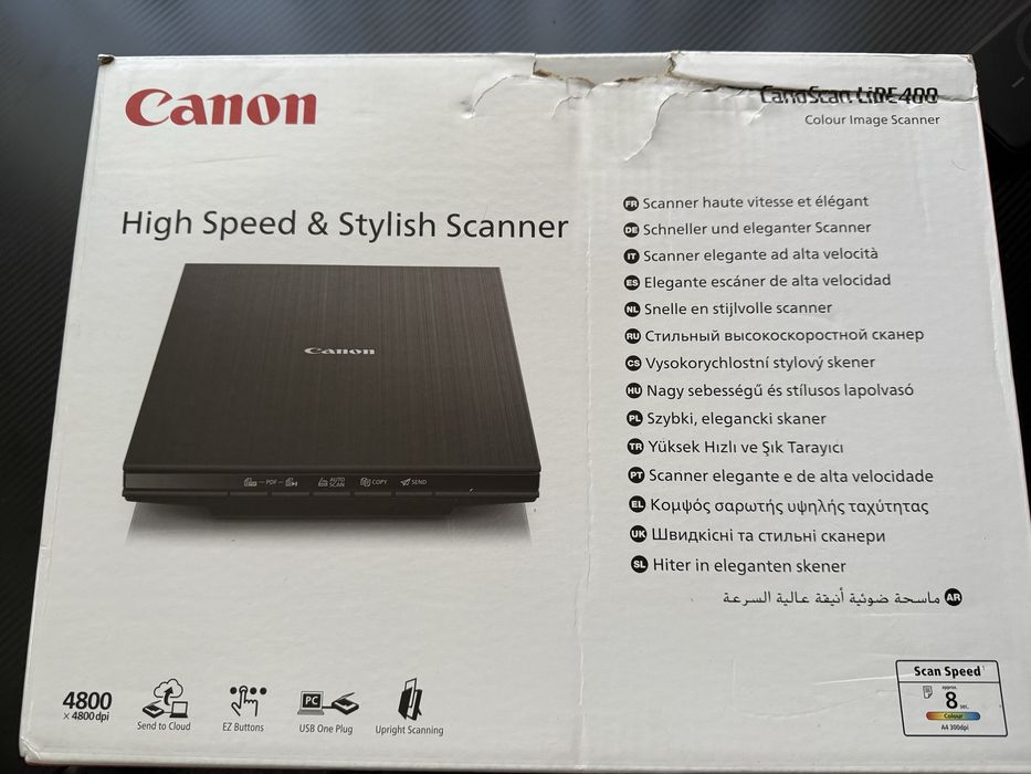 Scanner Canon CanoScan LiDE 400 – 4800 dpi, Ultra-Rapid,