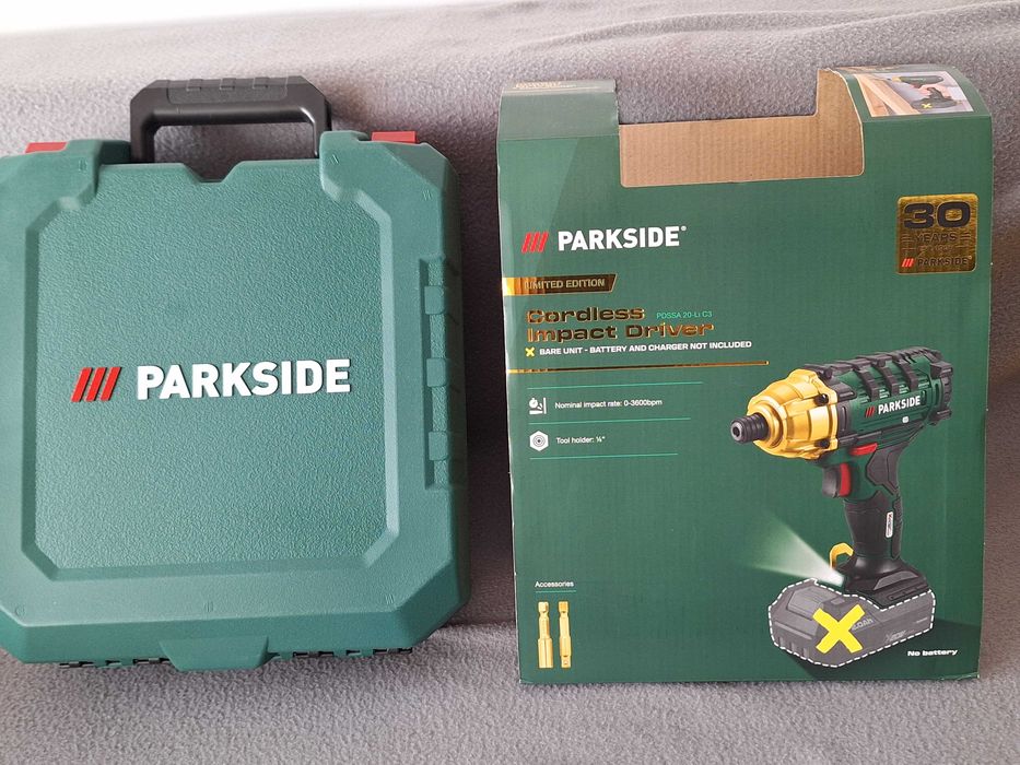 Mașină de înșurubat cu impact fără fir PARKSIDE - 20V, noua