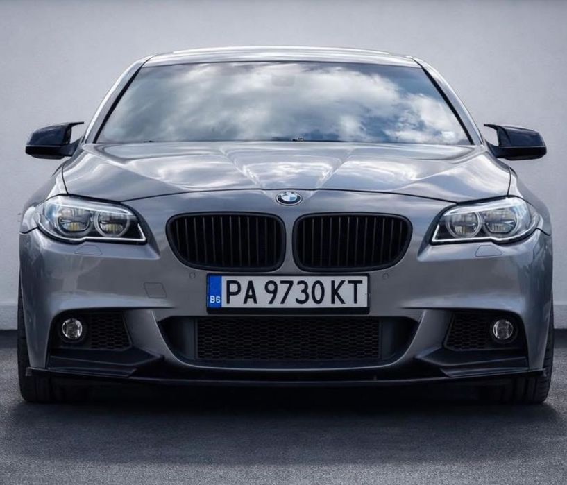 Предна Броня BMW БМВ F10 F11 M-Tech Отвори Парктроник Грундирана НА СКЛАД!